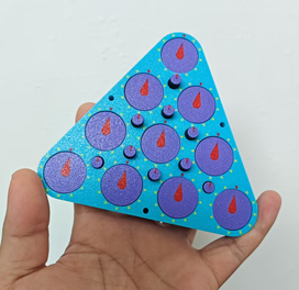 Cube4you Triangle-10 Magnetic Clock (3D Printed)