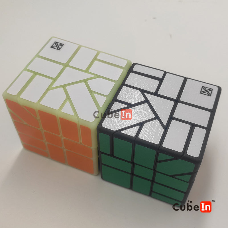 Кубик со звездочкой x² (напечатанный на 3D-принтере)