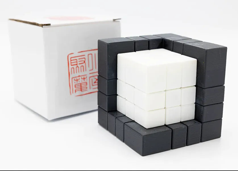 Gray Matter Mirror 4x4x4 Illusion Inside - CubeIn