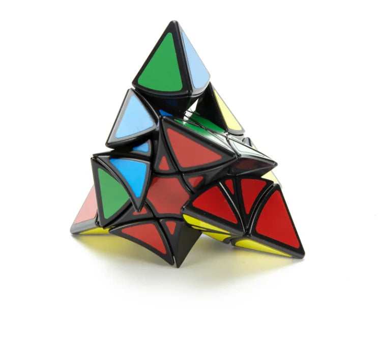 Lanlan Star pyraminx Curvy hexagram Black