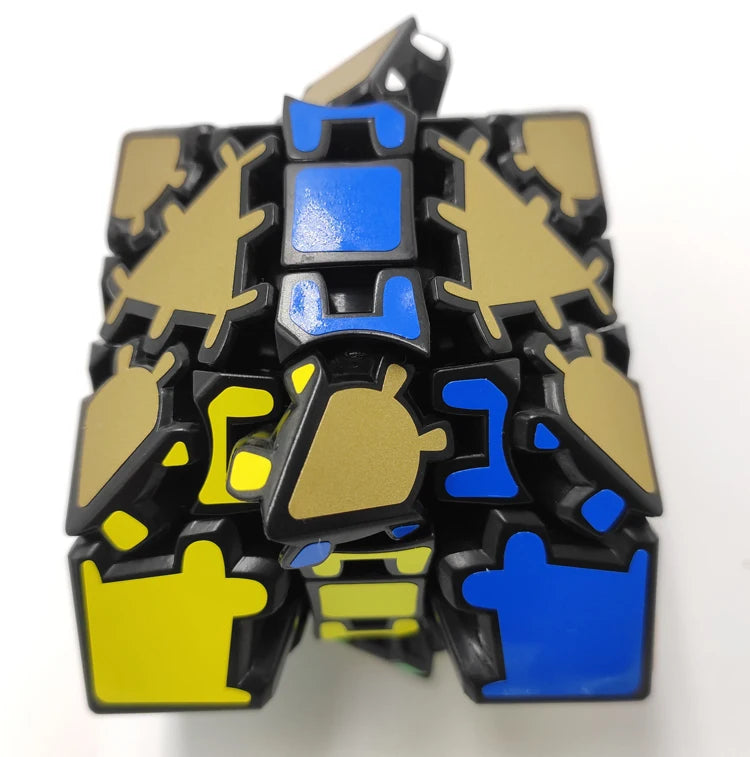 Lanlan Gear Truncated Cube Black - CubeIn