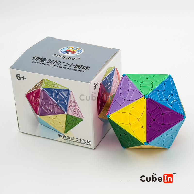 Sengso 5-Layer Helicopter Icosahedron Shape-Shifting Puzzle