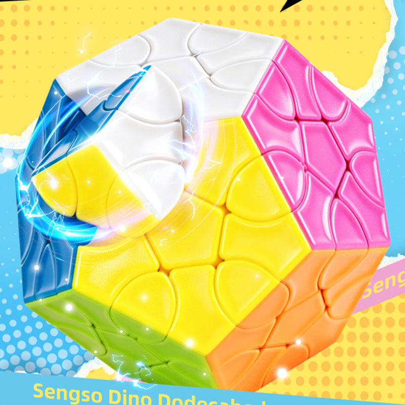 SengSo Dino Dodecahedron Megaminx - Corner-Turning
