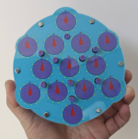 Cube4you Hexagram Clock 13 Magnetic