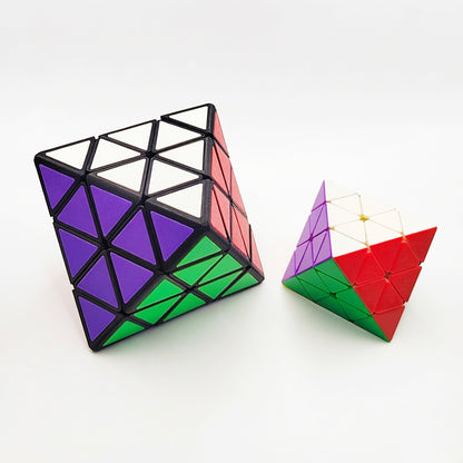 ZePuzzles 11cm 3D Printed FTO (Face-Turning Octahedron) - Professional Teaching & Collector's Edition