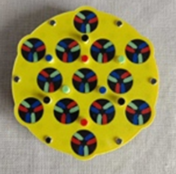 Cube4you unicycle 19 Magnetic Clock (3D Printed)