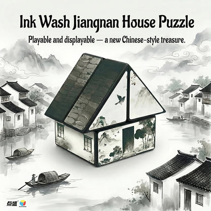 Cubo Diansheng X2 - Rompecabezas Casa Jiangnan a Tinta China