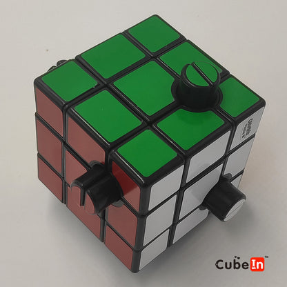 Evgeniy Button Cube 1 Hole  1/2 1/4 Black Cube (Free Shipping)