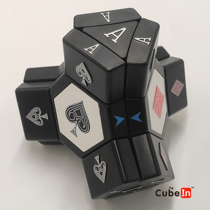 Platypus Cube Black with Poker Drawings