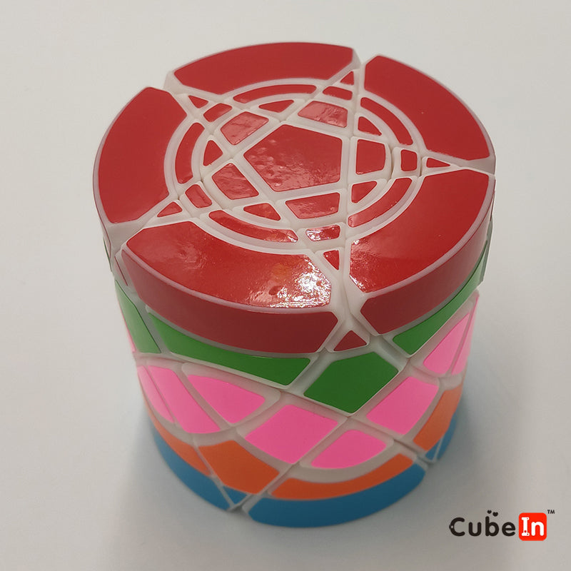 Crazy Megaminx Cylinder (2 circles, with 1 / 0 Value )