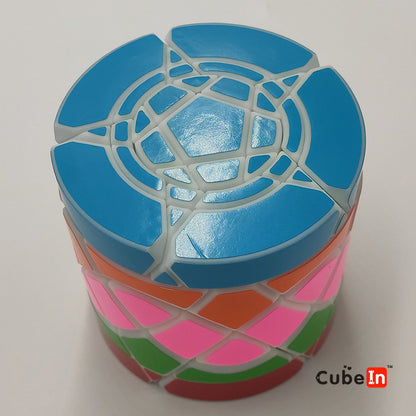 Crazy Megaminx Cylinder (2 circles, with 1 / 0 Value )