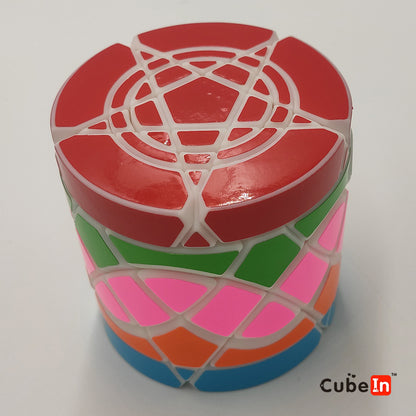 Crazy Megaminx Cylinder (2 circles, with 1 / 0 Value )