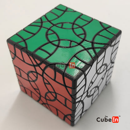 未包扎的立方体直升机十二面体