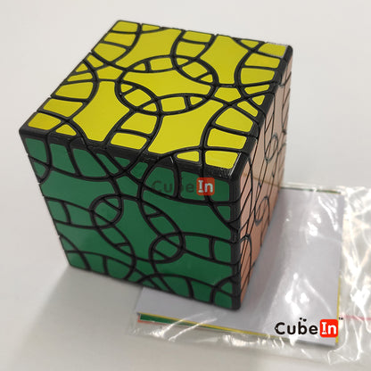 未包扎的立方体直升机十二面体