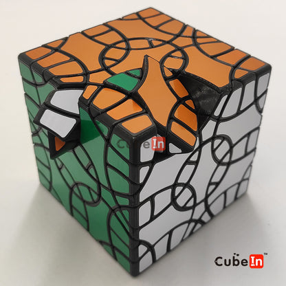 未包扎的立方体直升机十二面体