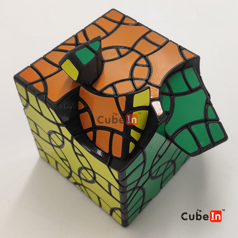 未包扎的立方体直升机十二面体