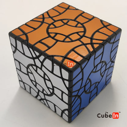 未包扎的立方体直升机十二面体