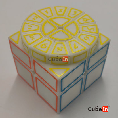 Cubo de tinta Zhecube com autocolantes vazados