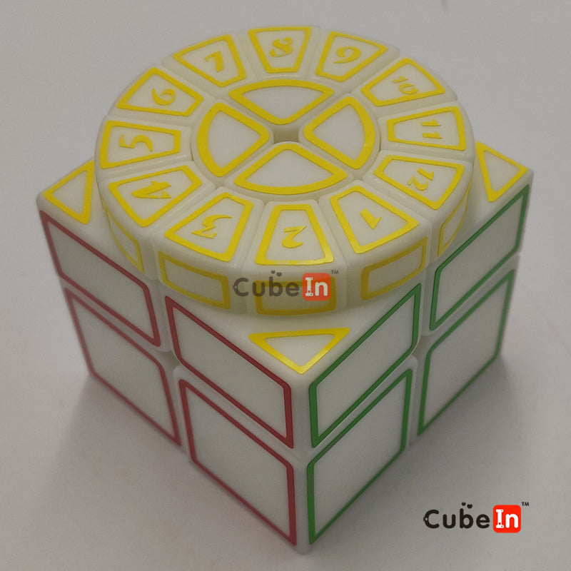 Cubo de tinta Zhecube com autocolantes vazados