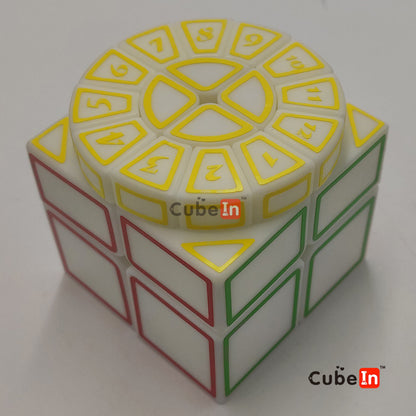 Cubo de tinta Zhecube com autocolantes vazados