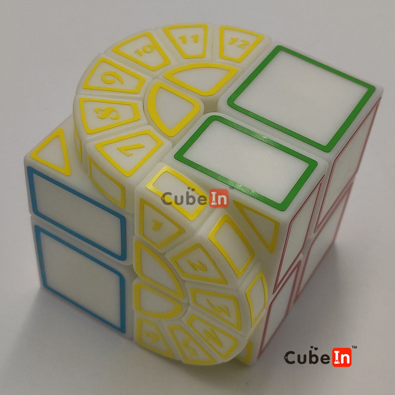 Cubo de tinta Zhecube com autocolantes vazados