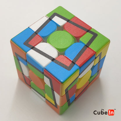 Zinna Heat Printed 3x3 Cube