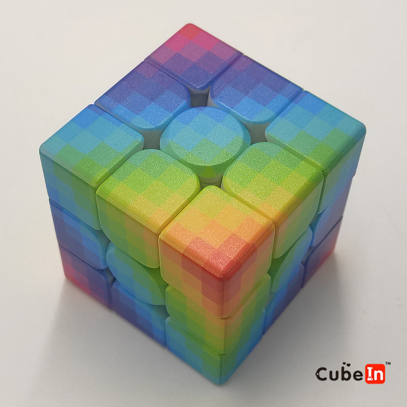 Zinna Heat Printed 3x3 Cube