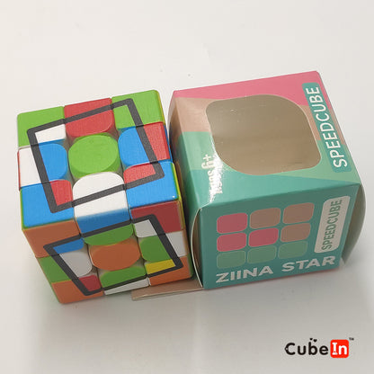 Zinna Heat Printed 3x3 Cube