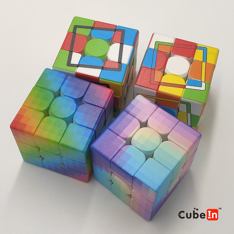 Zinna Heat Printed 3x3 Cube