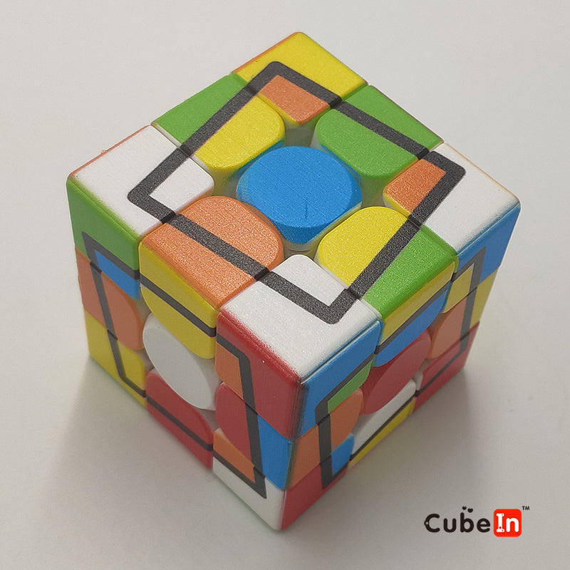 Zinna Heat Printed 3x3 Cube