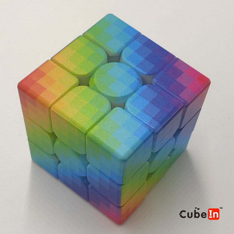 Zinna Heat Printed 3x3 Cube