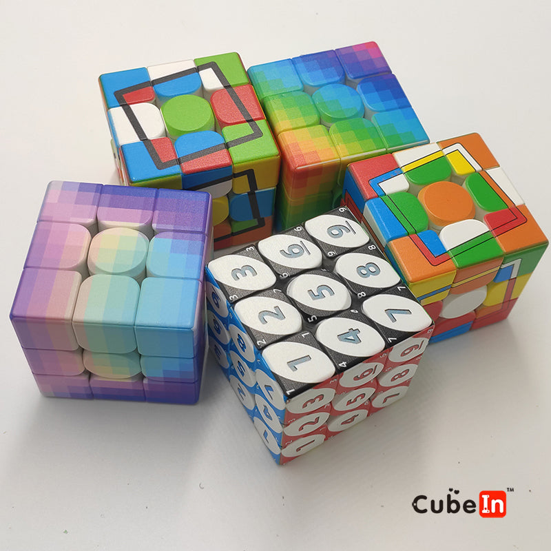 Zinna Heat Printed 3x3 Cube