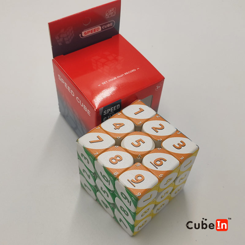 Zinna Heat Printed 3x3 Cube