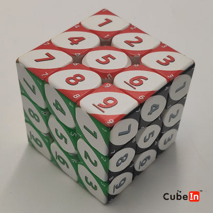 Zinna Heat Printed 3x3 Cube