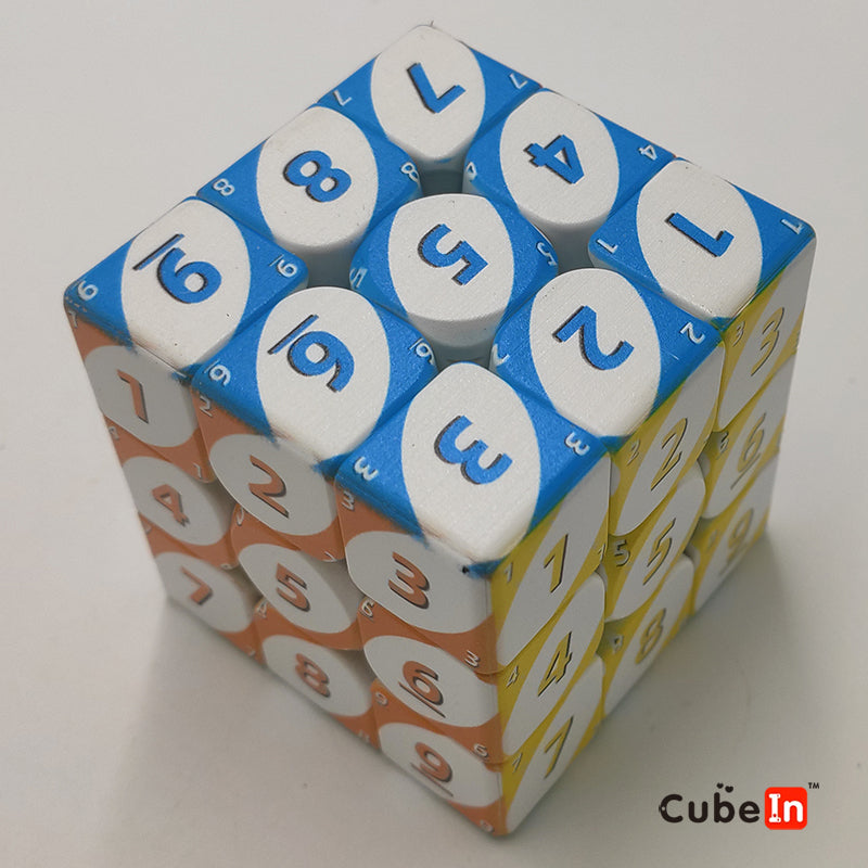 Zinna Heat Printed 3x3 Cube