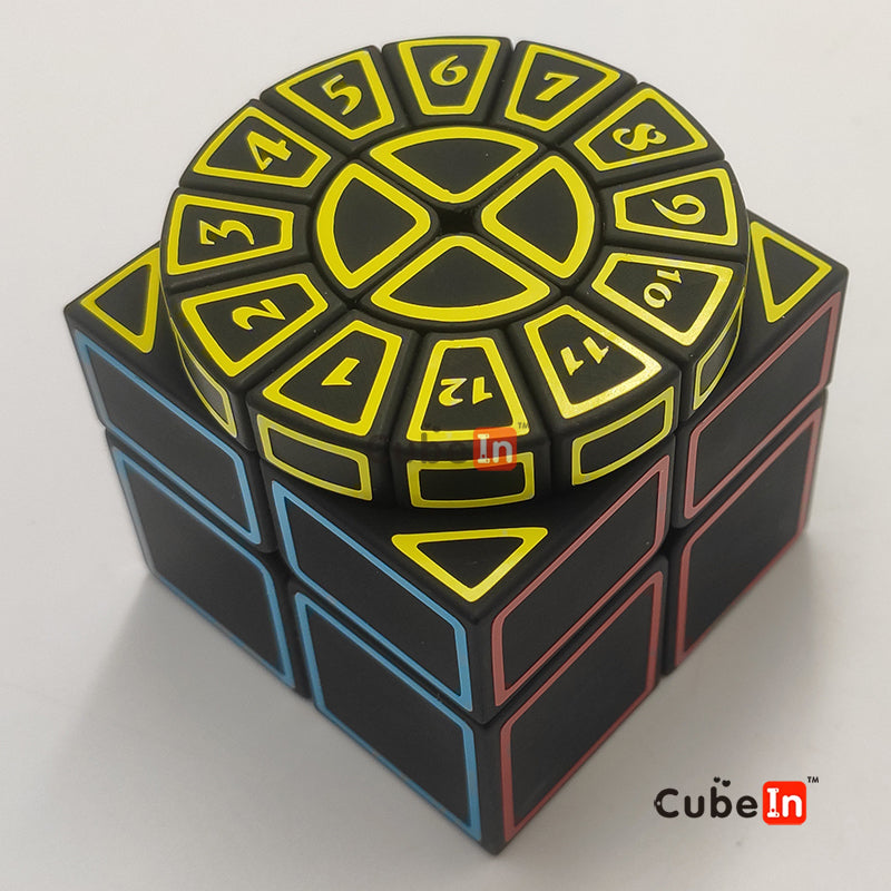 Cubo de tinta Zhecube com autocolantes vazados