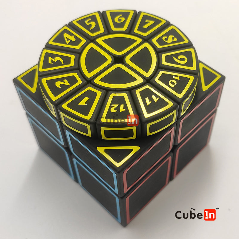 Cubo de tinta Zhecube com autocolantes vazados