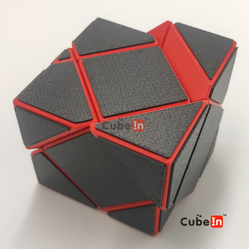 Cubo Skewb con espejo impreso en 3D 