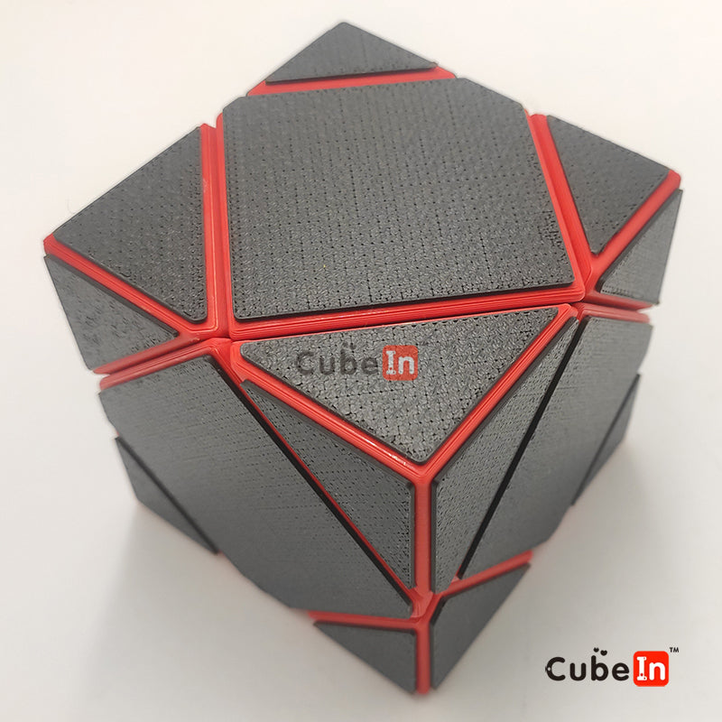 Cubo Skewb con espejo impreso en 3D 