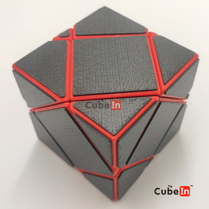 Cubo Skewb con espejo impreso en 3D 