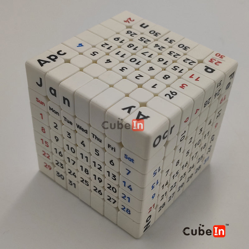 7x7 Magnetic Calendar Cube(Free Shipping)