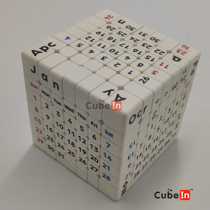 7x7 Magnetic Calendar Cube(Free Shipping)