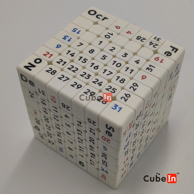 7x7 Magnetic Calendar Cube(Free Shipping)