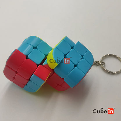 Cubetwist Twins Penrose keychain