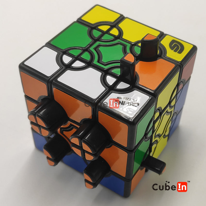 Rompecabezas Gear Orbit City negro (envío gratuito)