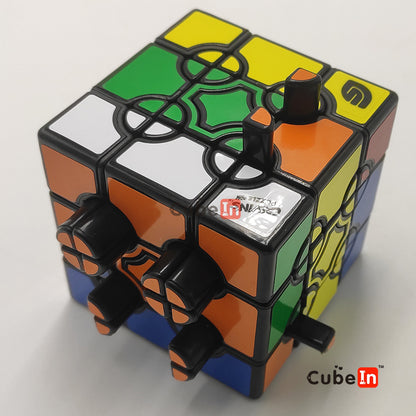 Rompecabezas Gear Orbit City negro (envío gratuito)