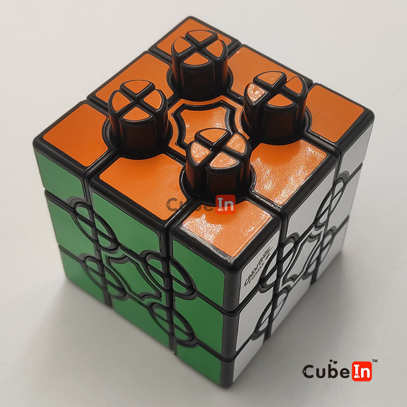 Rompecabezas Gear Orbit City negro (envío gratuito)