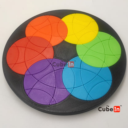 Rompecabezas de la órbita lunar C4U (3D)