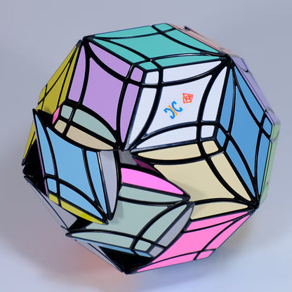 Rompecabezas Kairis con cara curvada, rombo giratorio, triacontaedro Plus