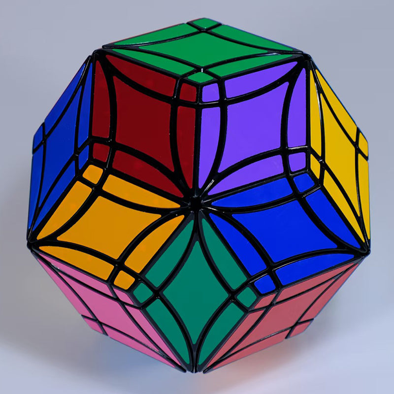 Rompecabezas Kairis con cara curvada, rombo giratorio, triacontaedro Plus